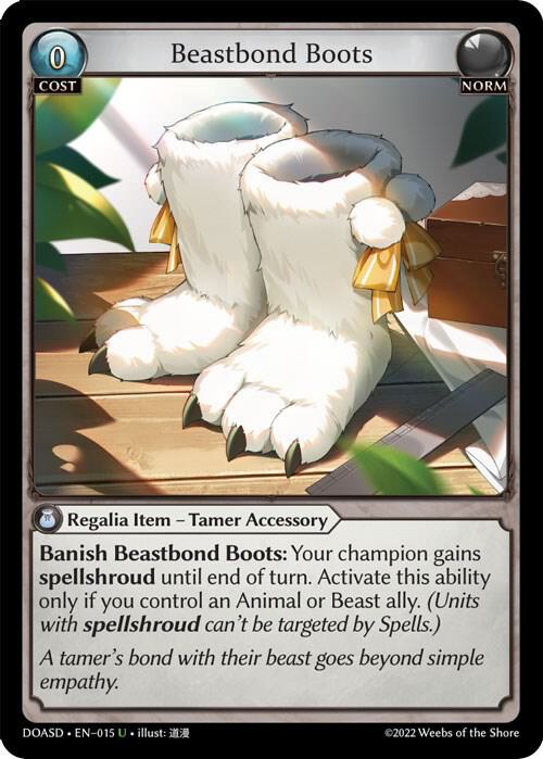 Beastbond Boots, Dawn of Ashes Starter Decks 015