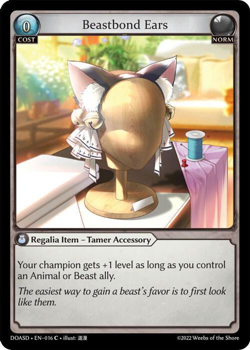 Beastbond Ears, Dawn of Ashes Starter Decks 016