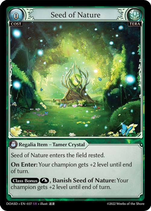 Seed of Nature, Dawn of Ashes Starter Decks 037