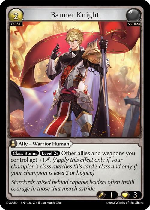 Banner Knight, Dawn of Ashes Starter Decks 038
