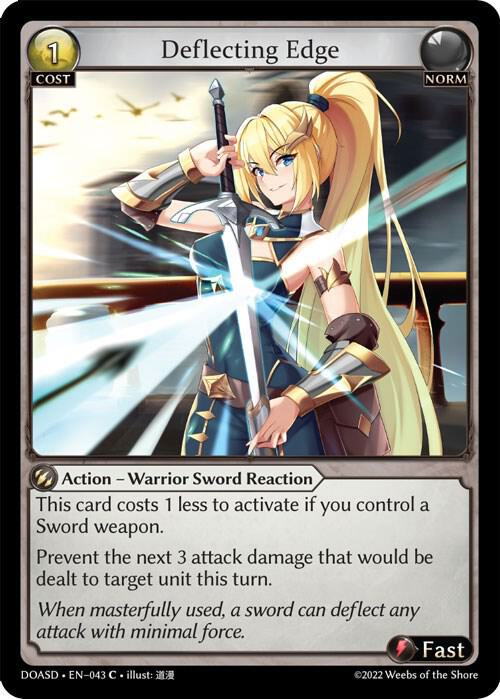 Deflecting Edge, Dawn of Ashes Starter Decks 043