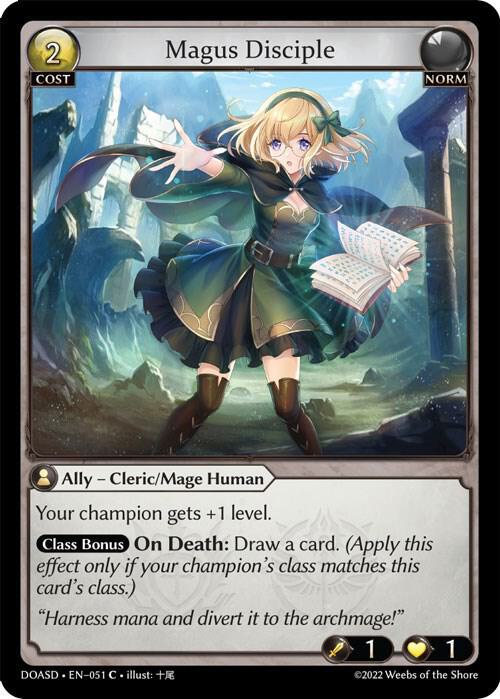 Magus Disciple, Dawn of Ashes Starter Decks 051