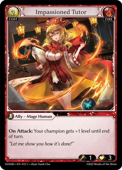 Impassioned Tutor, Dawn of Ashes Starter Decks 072
