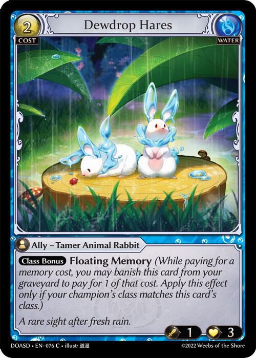 Dewdrop Hares, Dawn of Ashes Starter Decks 076