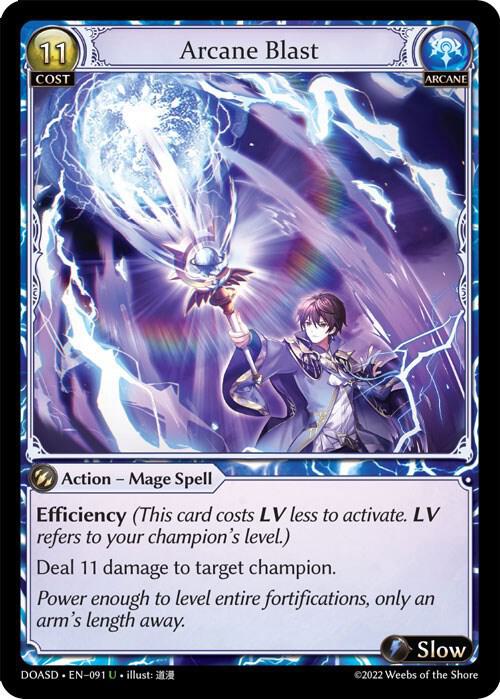 Arcane Blast, Dawn of Ashes Starter Decks 091