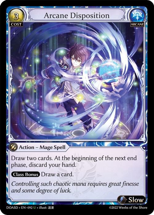 Arcane Disposition, Dawn of Ashes Starter Decks 092