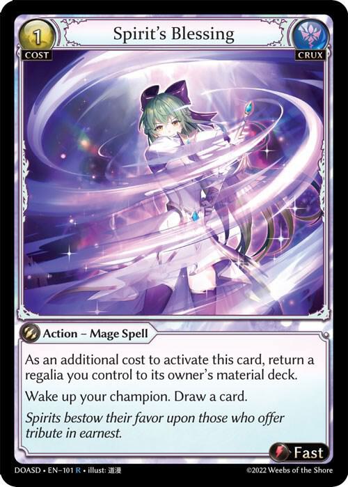 Spirit's Blessing, Dawn of Ashes Starter Decks 101