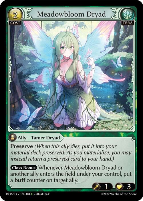 Meadowbloom Dryad, Dawn of Ashes Starter Decks 104