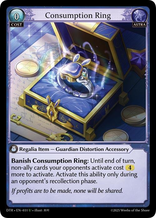Consumption Ring, Distorted Reflections 031