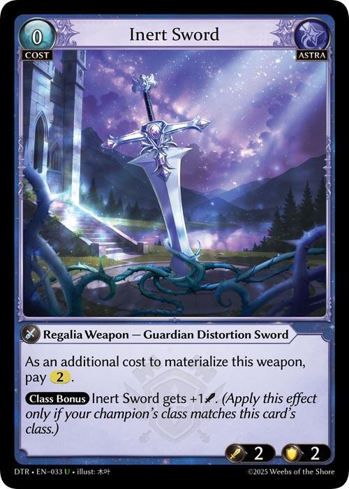 Inert Sword, Distorted Reflections 033