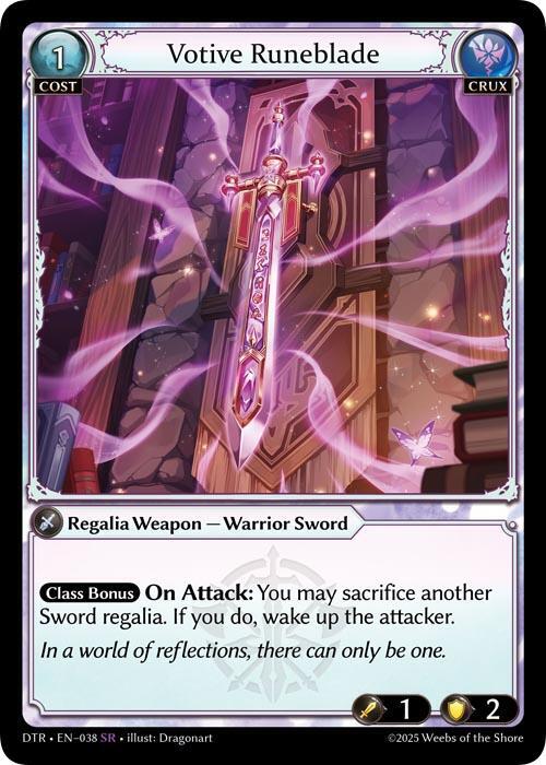 Votive Runeblade, Distorted Reflections 038