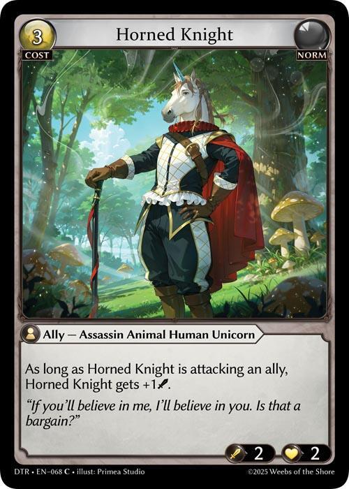 Horned Knight, Distorted Reflections 068