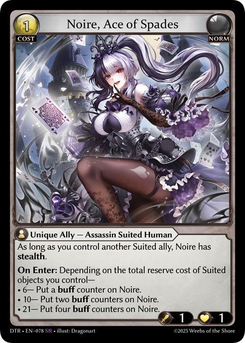Noire, Ace of Spades, Distorted Reflections 078