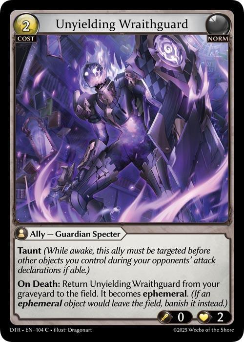 Unyielding Wraithguard, Distorted Reflections 104