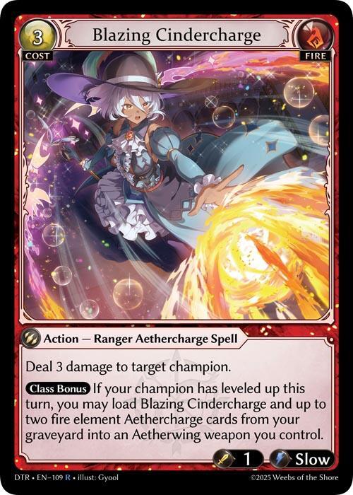 Blazing Cindercharge, Distorted Reflections 109