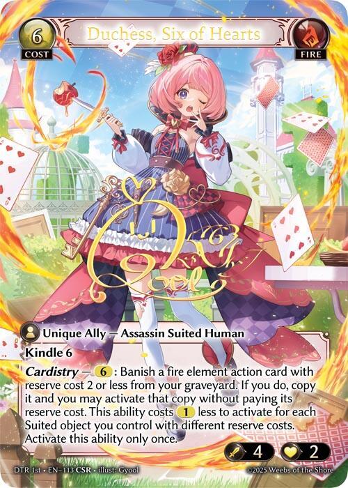 Duchess, Six of Hearts (CSR), Distorted Reflections 113