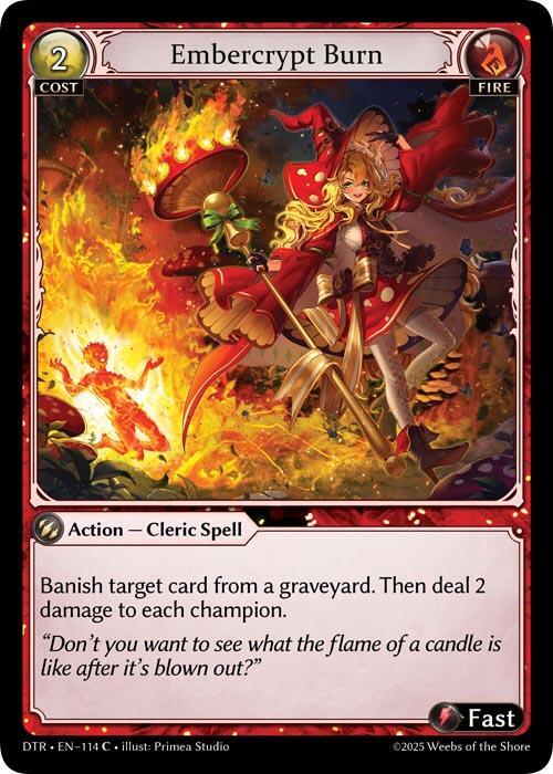 Embercrypt Burn, Distorted Reflections 114
