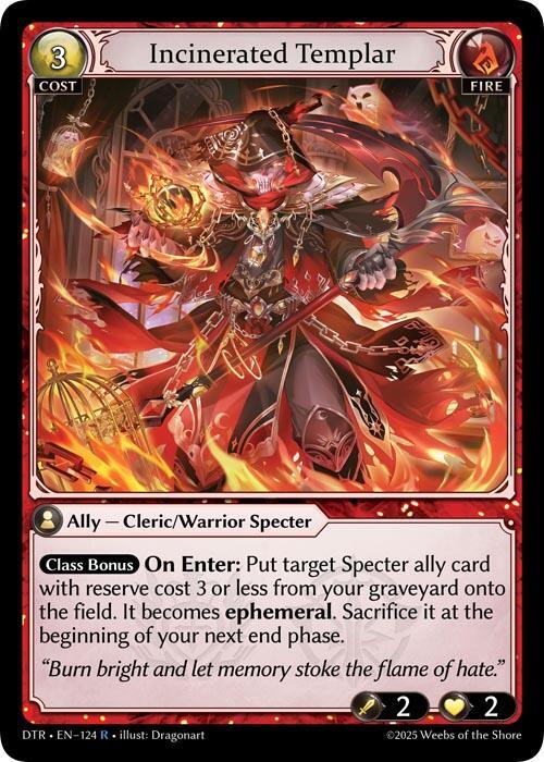 Incinerated Templar, Distorted Reflections 124