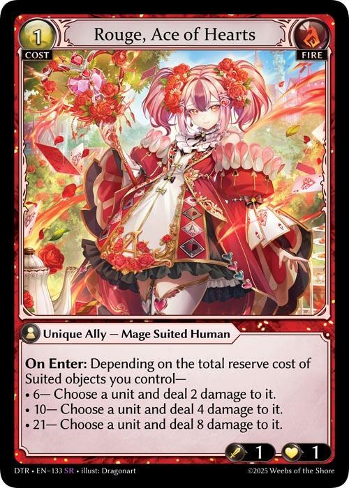 Rouge, Ace of Hearts, Distorted Reflections 133