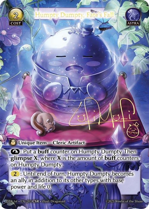 Humpty Dumpty, Fate's Fall (CSR), Distorted Reflections 203