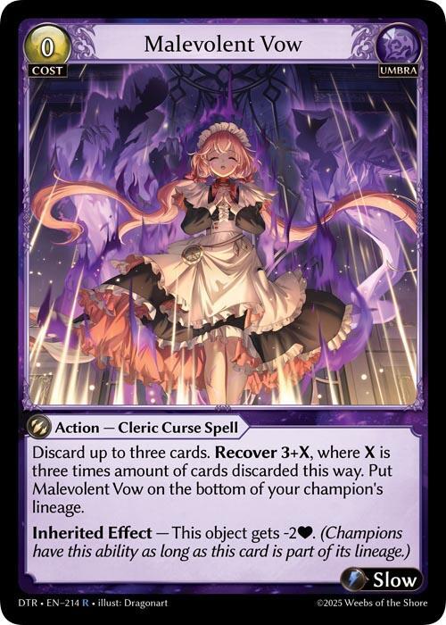 Malevolent Vow, Distorted Reflections 214