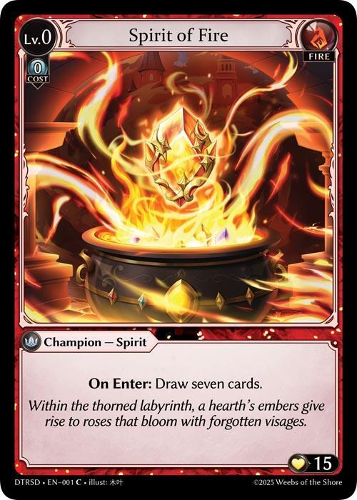 Spirit of Fire, Distorted Reflections Starter Decks 1