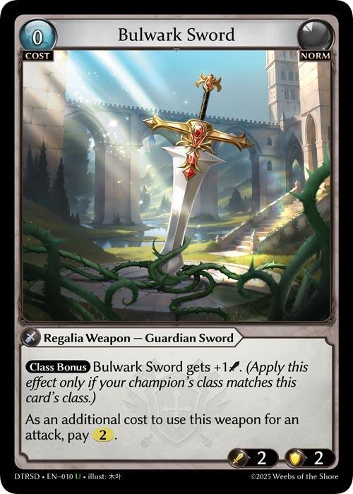 Bulwark Sword, Distorted Reflections Starter Decks 10