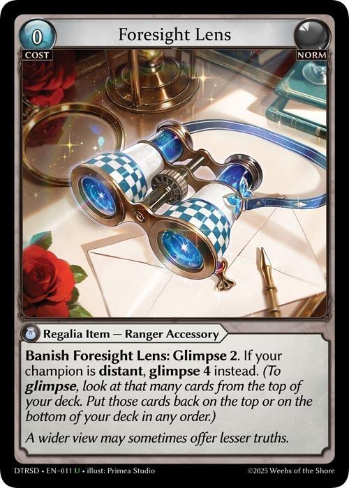 Foresight Lens, Distorted Reflections Starter Decks 11
