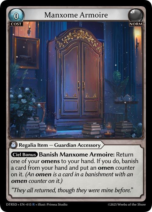 Manxome Armoire, Distorted Reflections Starter Decks 15