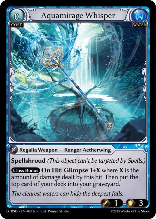 Aquamirage Whisper, Distorted Reflections Starter Decks 20