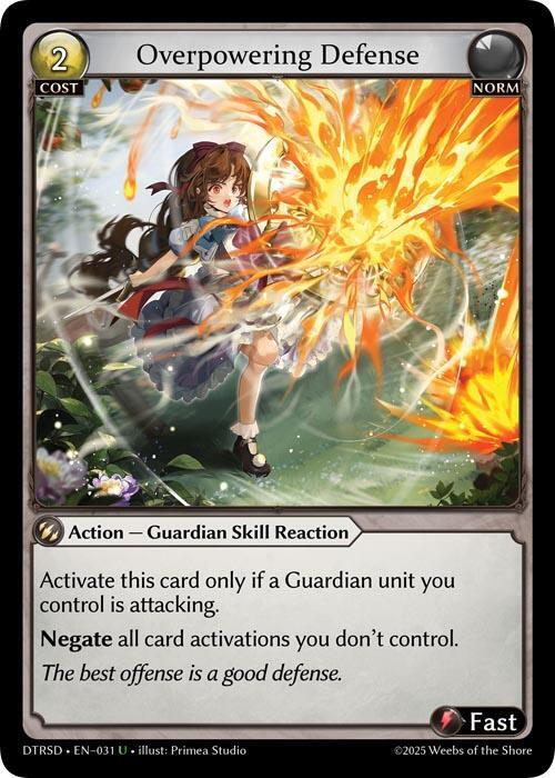 Overpowering Defense, Distorted Reflections Starter Decks 31