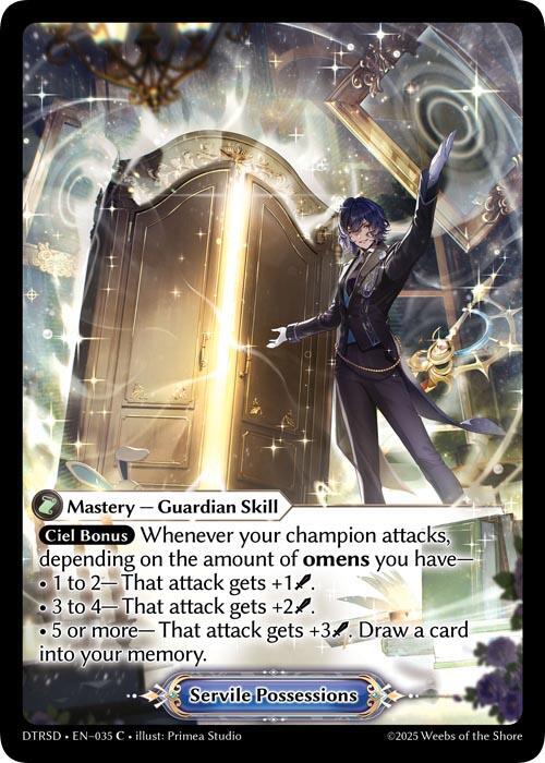 Servile Possessions, Distorted Reflections Starter Decks 35