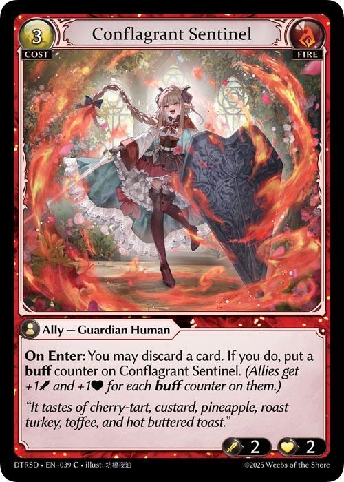 Conflagrant Sentinel, Distorted Reflections Starter Decks 39