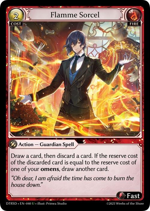 Flamme Sorcel, Distorted Reflections Starter Decks 40