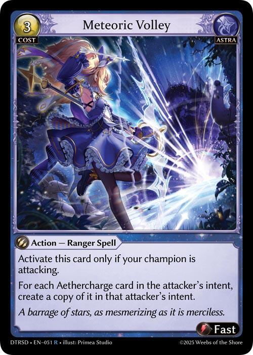 Meteoric Volley, Distorted Reflections Starter Decks 51