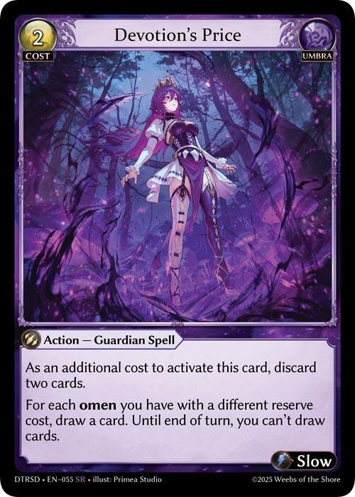 Devotion's Price, Distorted Reflections Starter Decks 55