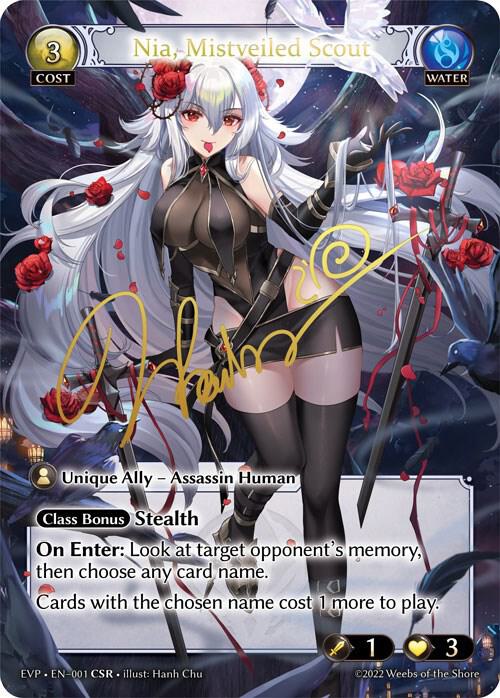 Nia, Mistveiled Scout, Dawn of Ashes Event Pack 001