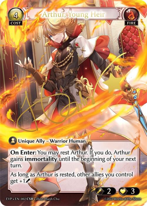 Arthur, Young Heir, Dawn of Ashes Event Pack 002