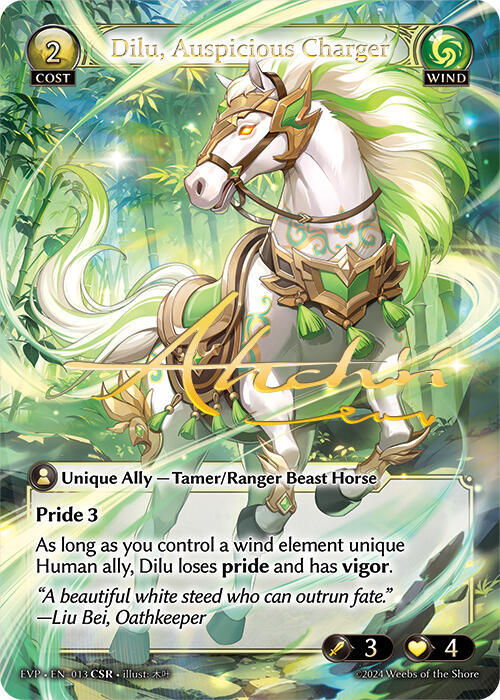 Dilu, Auspicious Charger (CSR), Mortal Ambition Event Pack 13