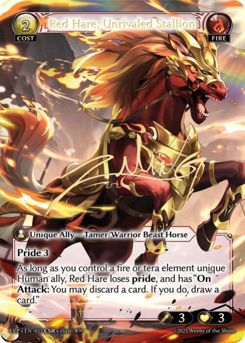 Red Hare, Unrivaled Stallion, Abyssal Heaven Event Pack 015