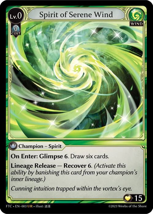 Spirit of Serene Wind, Fractured Crown 003