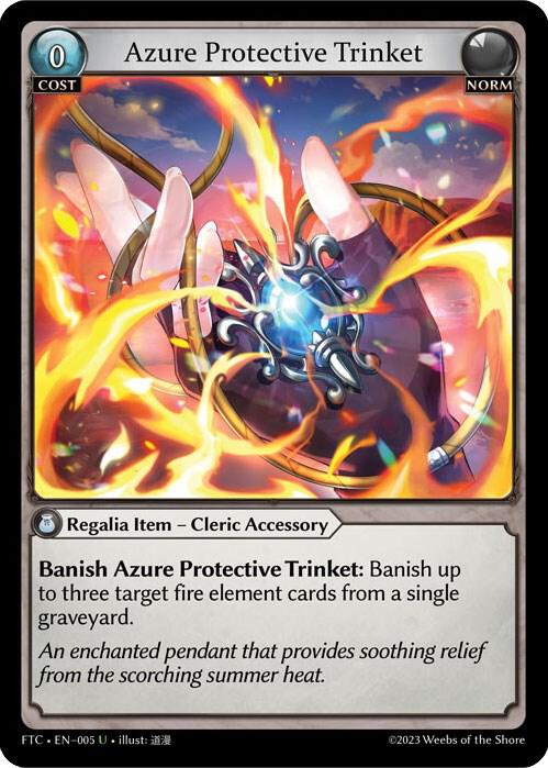 Azure Protective Trinket, Fractured Crown 005