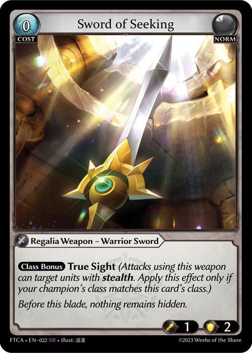 Sword of Seeking, Fractured Crown 022