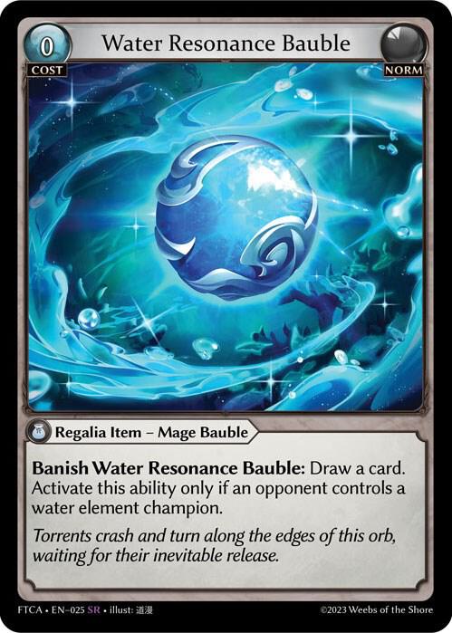 Water Resonance Bauble, Fractured Crown 025