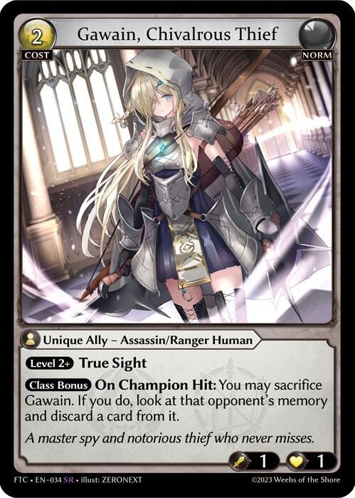 Gawain, Chivalrous Thief, Fractured Crown 034