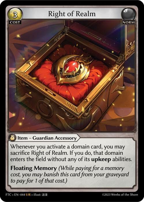 Right of Realm, Fractured Crown 044
