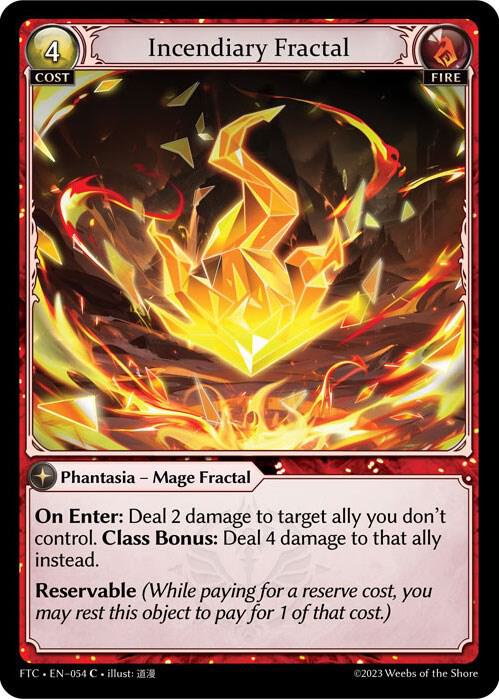 Incendiary Fractal, Fractured Crown 054