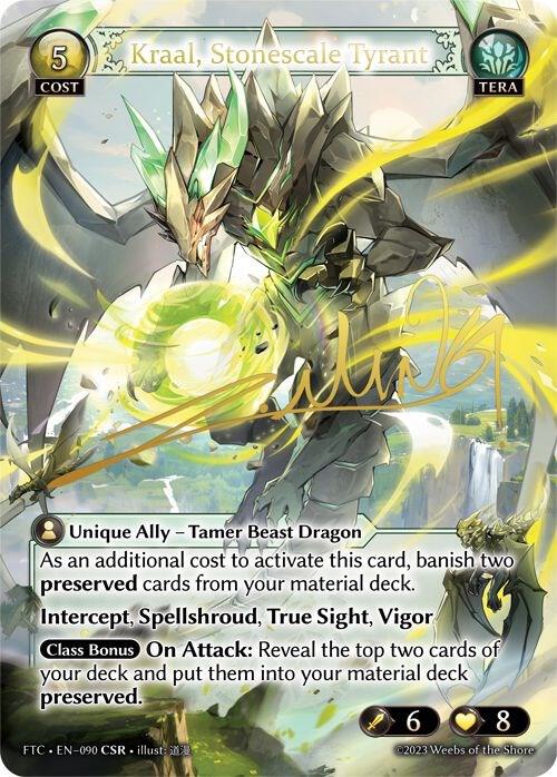 Kraal, Stonescale Tyrant (CSR), Fractured Crown 090