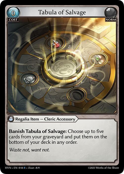 Tabula of Salvage, Abyssal Heaven 018