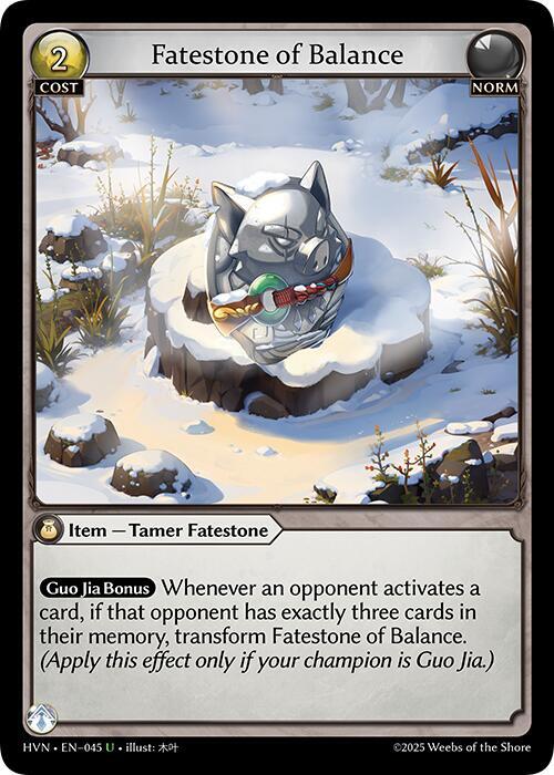 Fatestone of Balance // Woodland Shoats, Abyssal Heaven 045